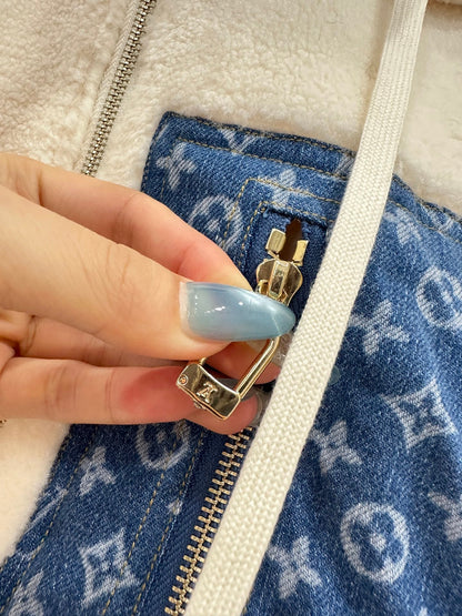 25fw AHooded Teddy Lamb Coat