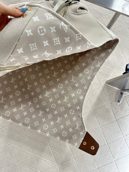 25fw Hooded printed woolen camisole vest