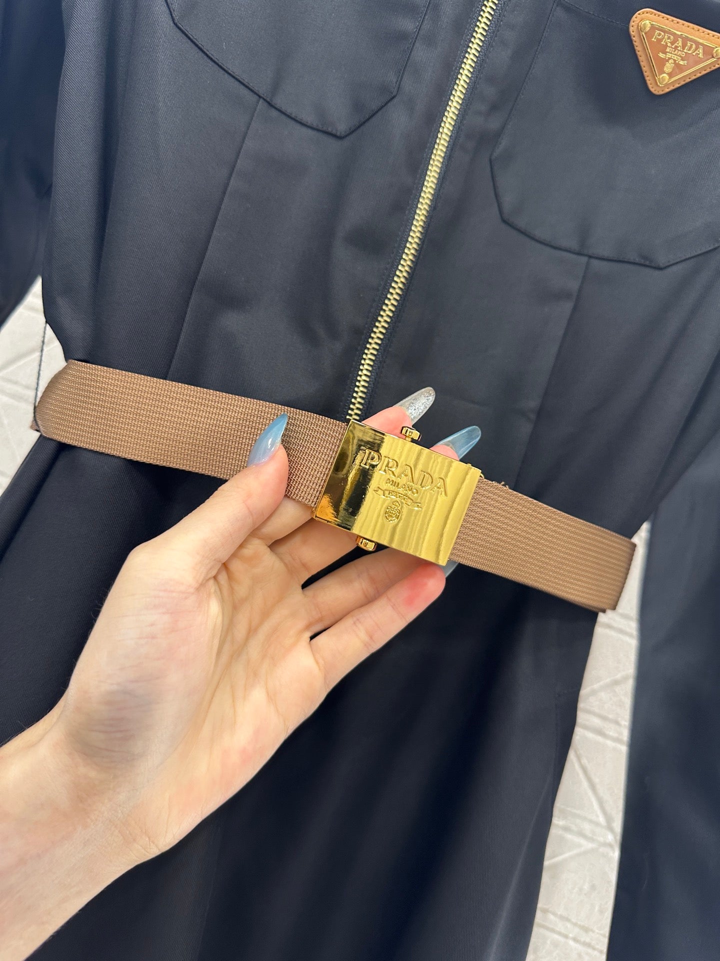 25fw Collar belt dress