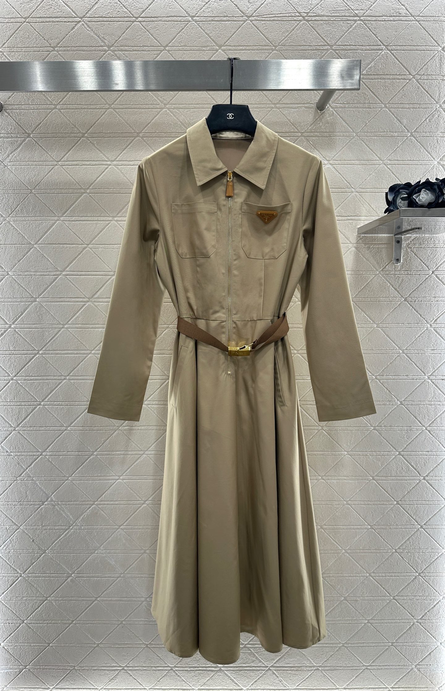 25fw Collar belt dress