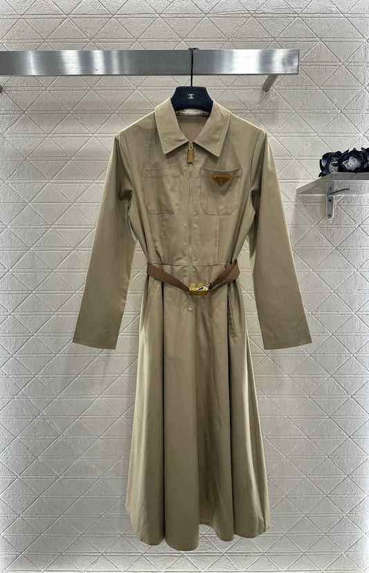 25fw Collar belt dress