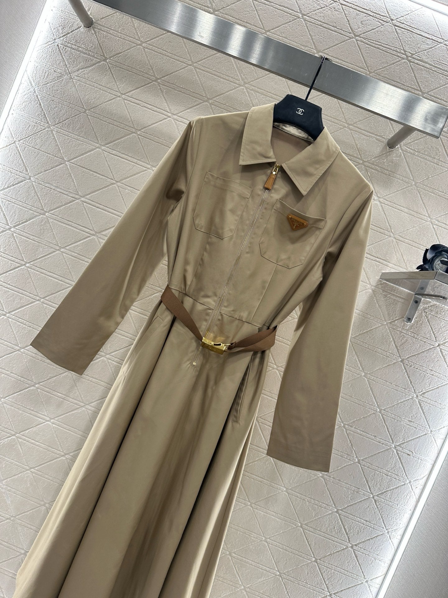 25fw Collar belt dress