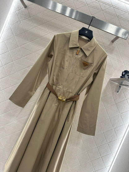 25fw Collar belt dress