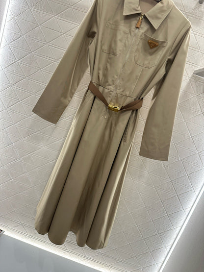 25fw Collar belt dress