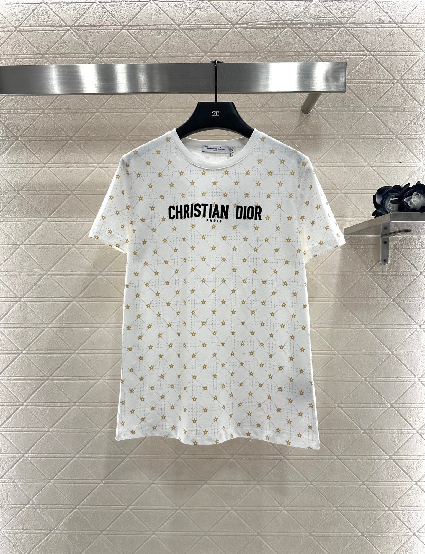 25fw Tengge pattern pentagram T-shirt