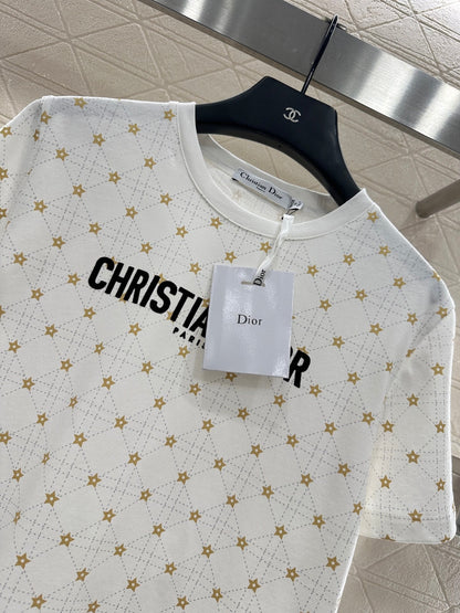 25fw Tengge pattern pentagram T-shirt