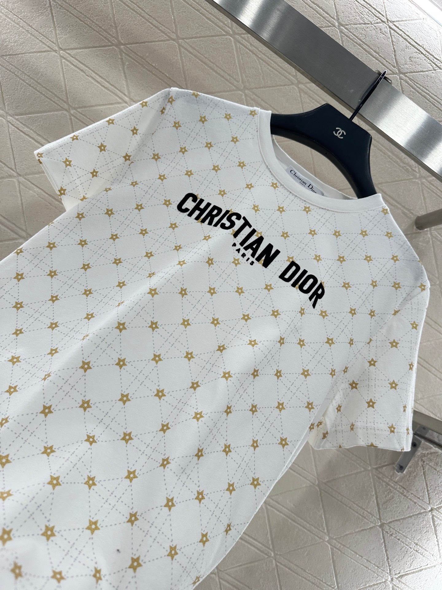 25fw Tengge pattern pentagram T-shirt