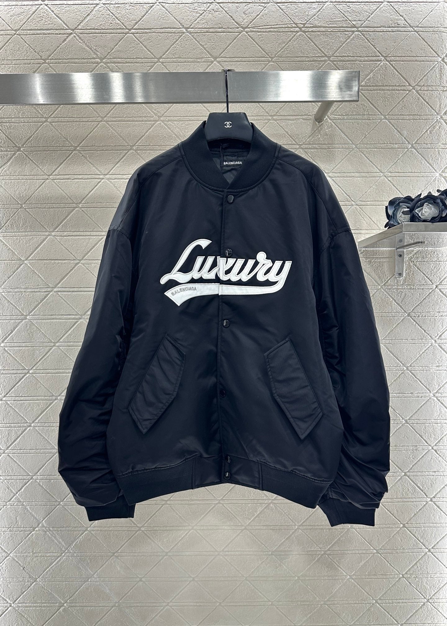 25fw Letter logo cotton jacket