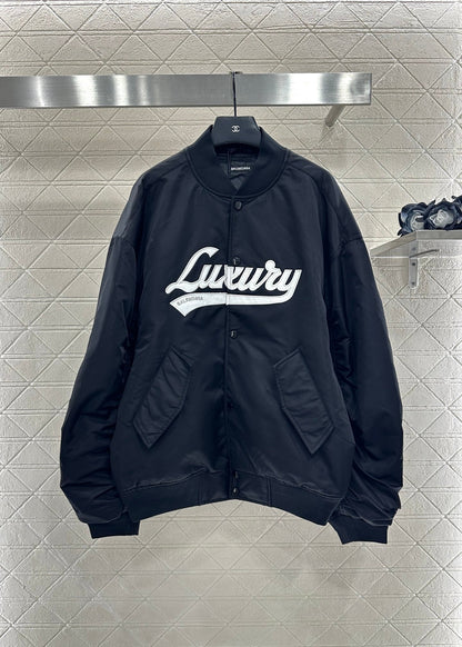 25fw Letter logo cotton jacket