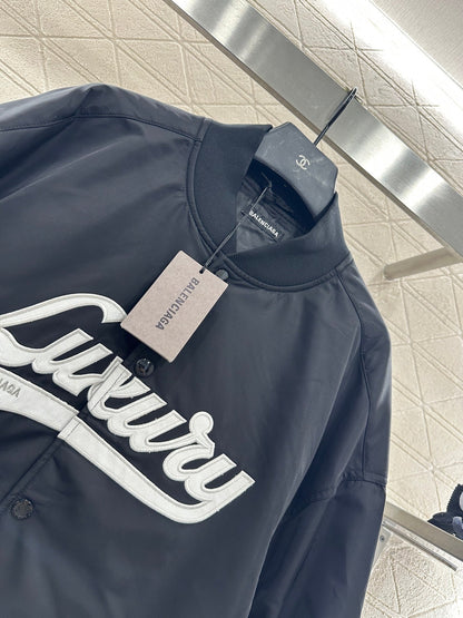 25fw Letter logo cotton jacket