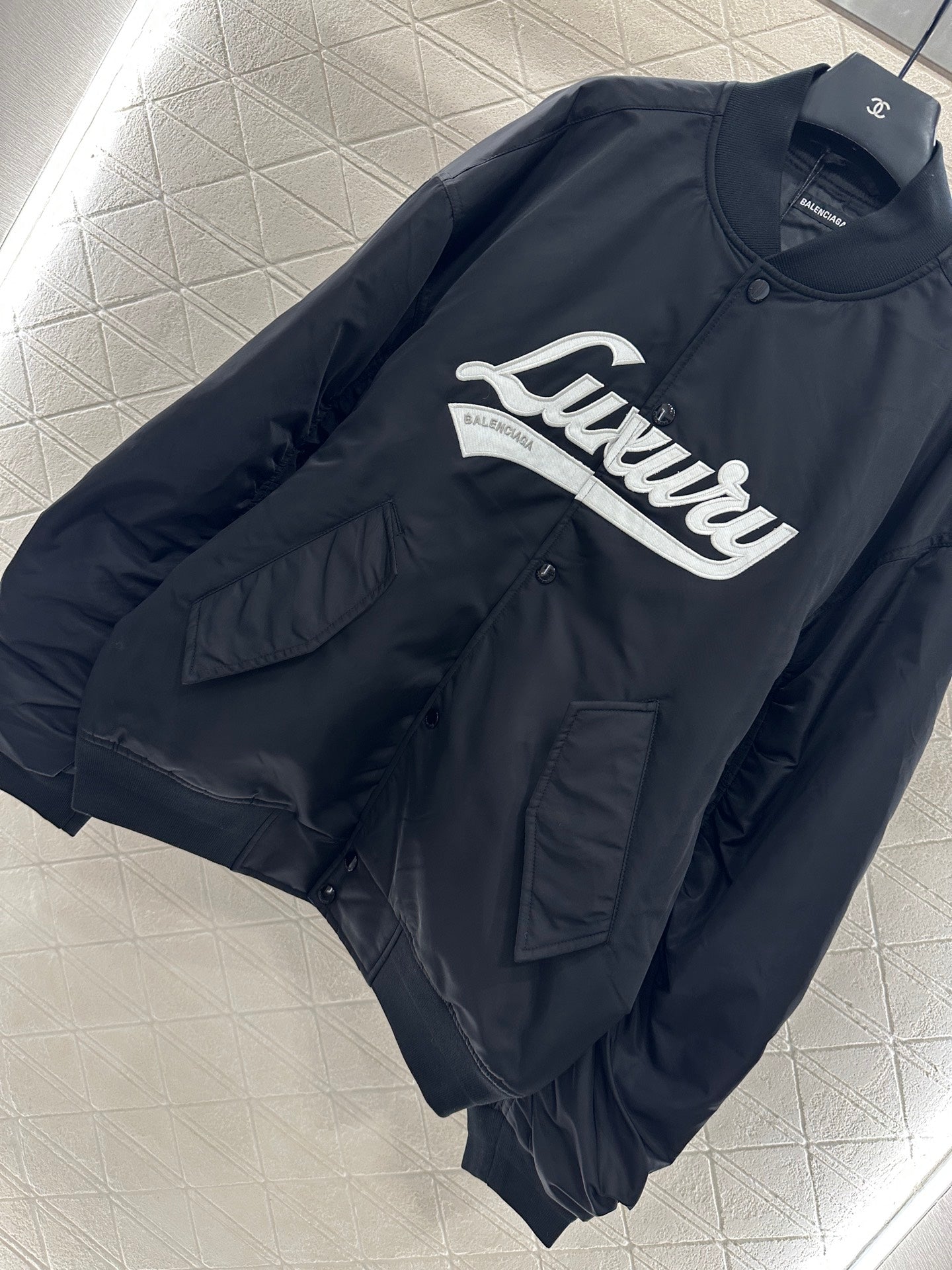 25fw Letter logo cotton jacket