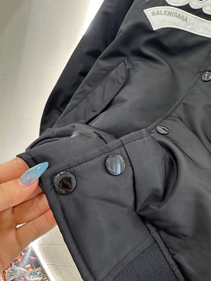 25fw Letter logo cotton jacket