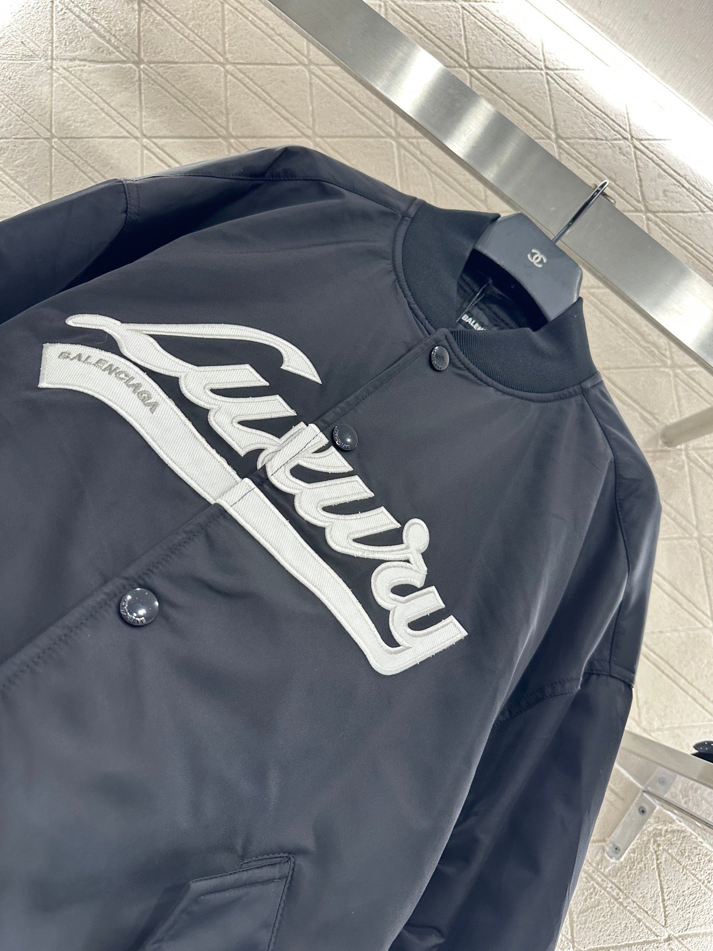 25fw Letter logo cotton jacket