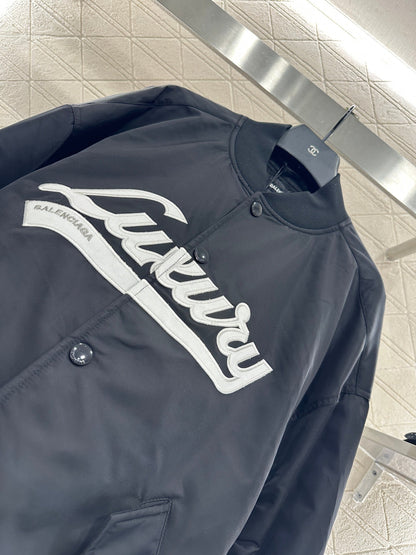25fw Letter logo cotton jacket