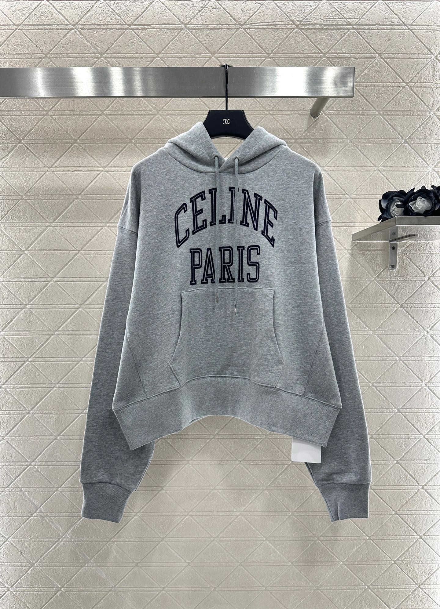 25fw Hooded letter hoodie