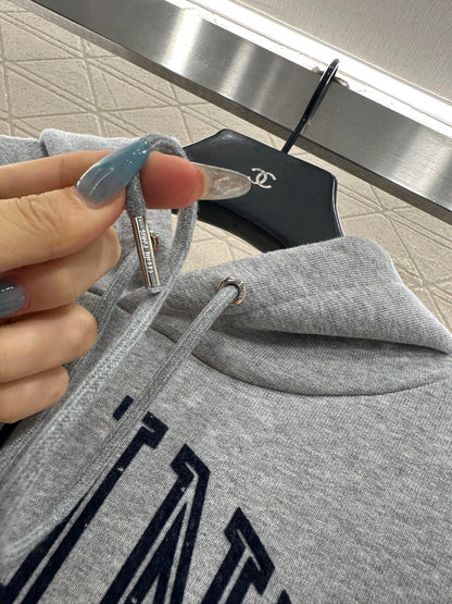 25fw Hooded letter hoodie