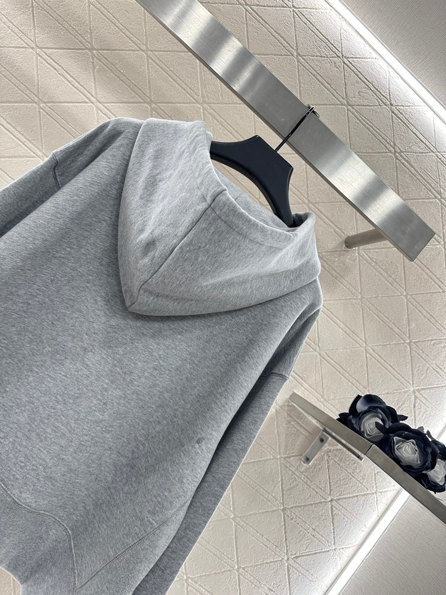 25fw Hooded letter hoodie