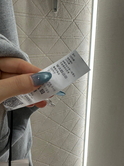 25fw Hooded letter hoodie