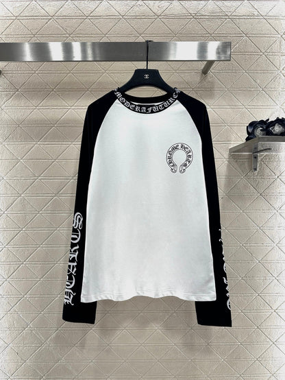 25fw Letter printed long sleeved shirt