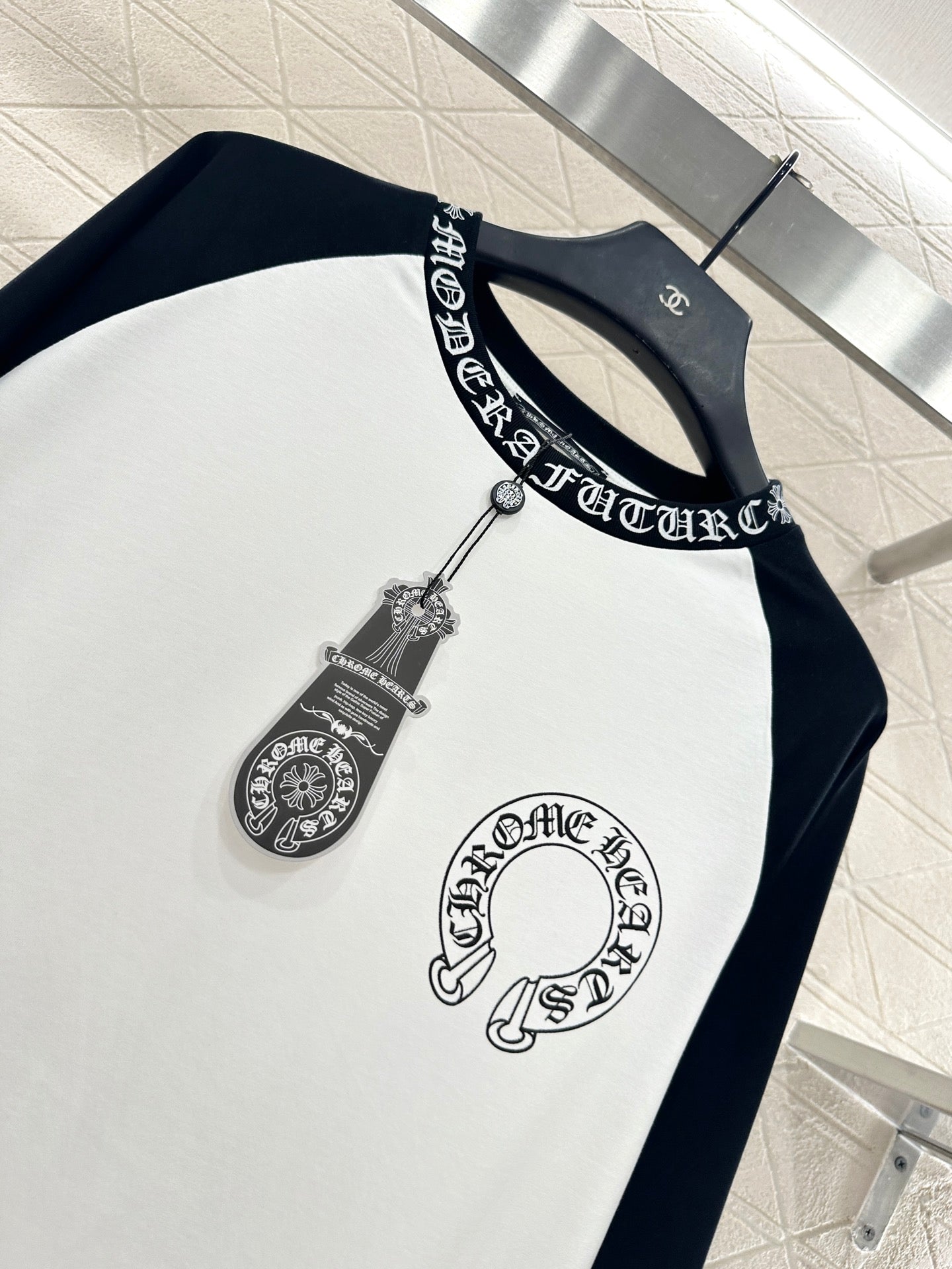 25fw Letter printed long sleeved shirt