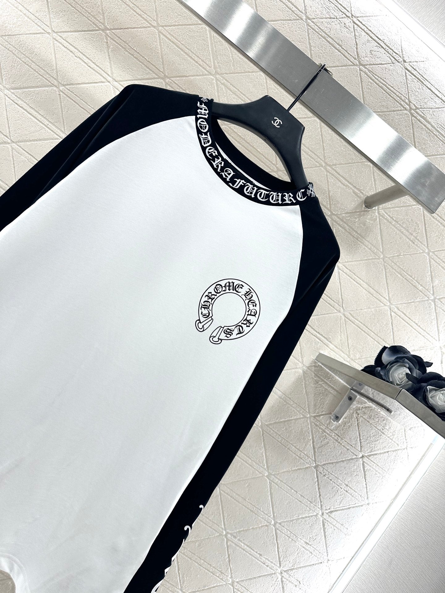 25fw Letter printed long sleeved shirt