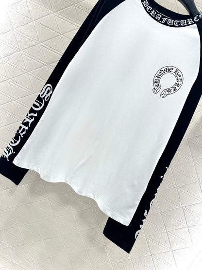 25fw Letter printed long sleeved shirt