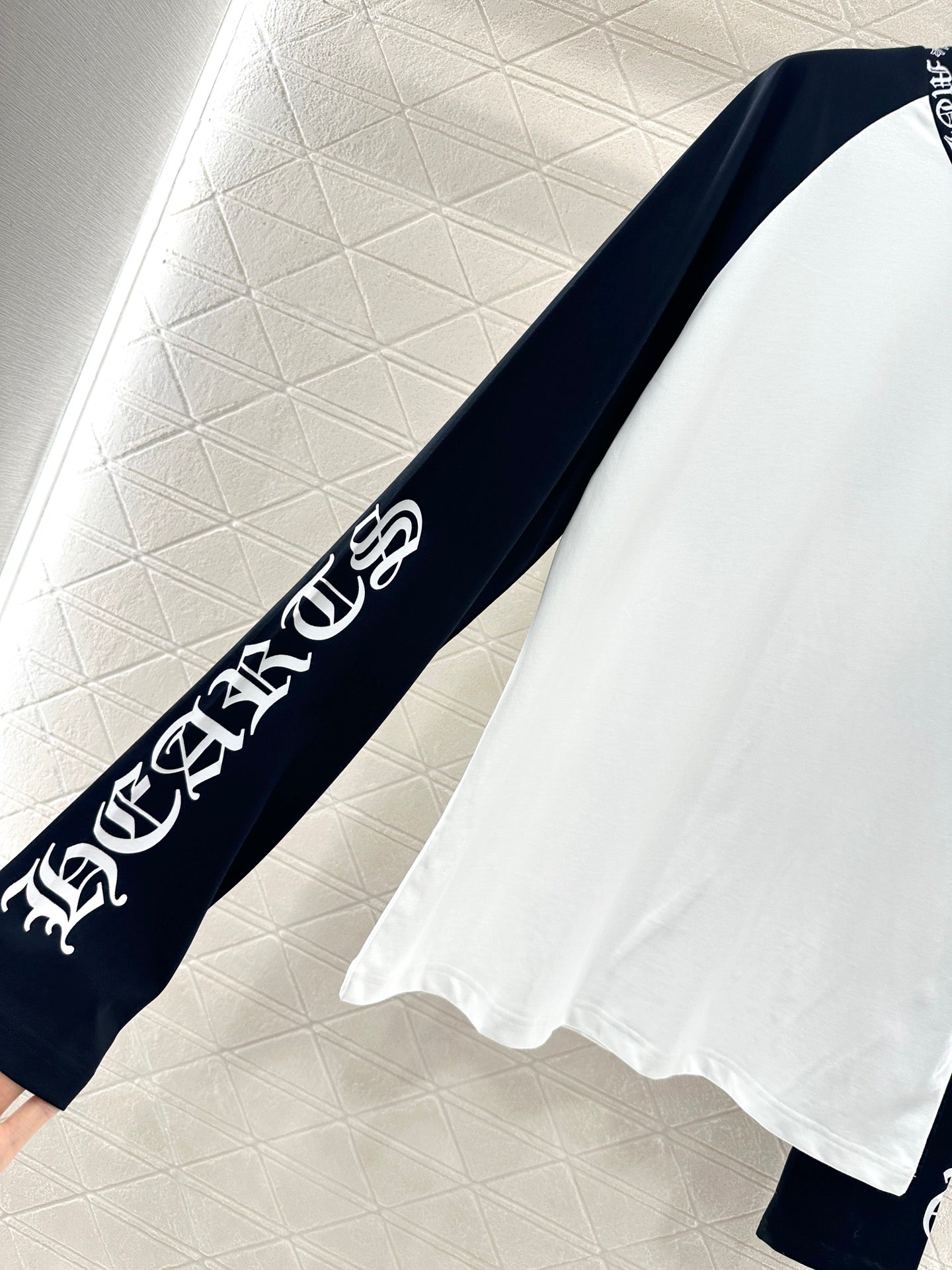 25fw Letter printed long sleeved shirt