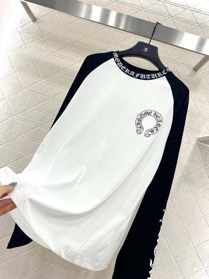 25fw Letter printed long sleeved shirt