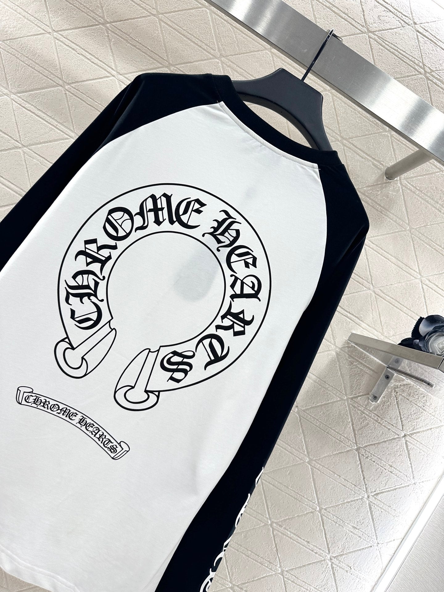 25fw Letter printed long sleeved shirt