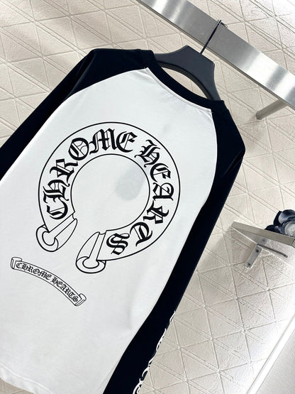 25fw Letter printed long sleeved shirt