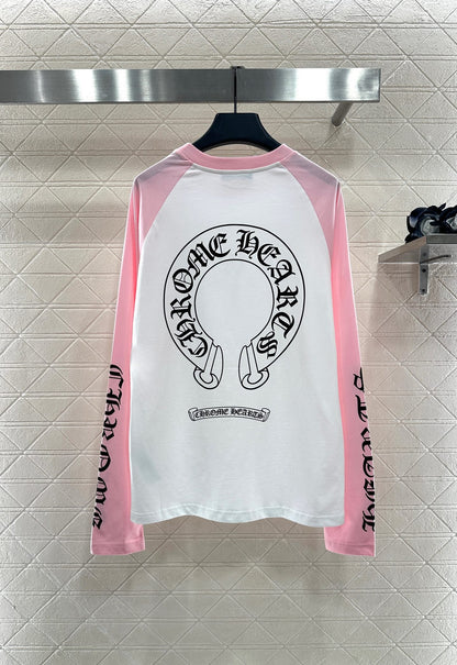 25fw Letter printed long sleeved shirt