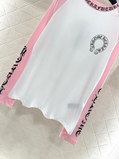 25fw Letter printed long sleeved shirt