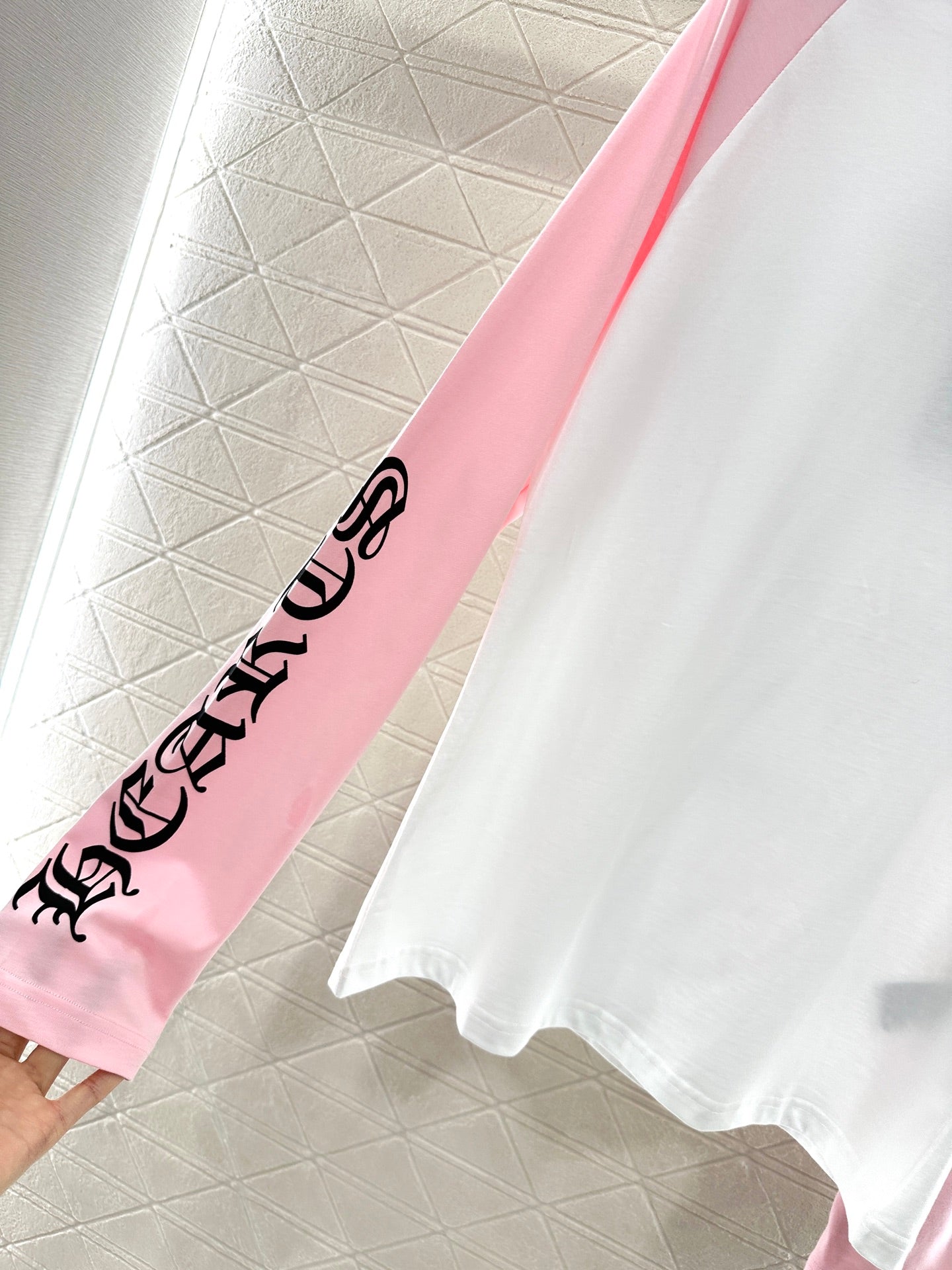 25fw Letter printed long sleeved shirt