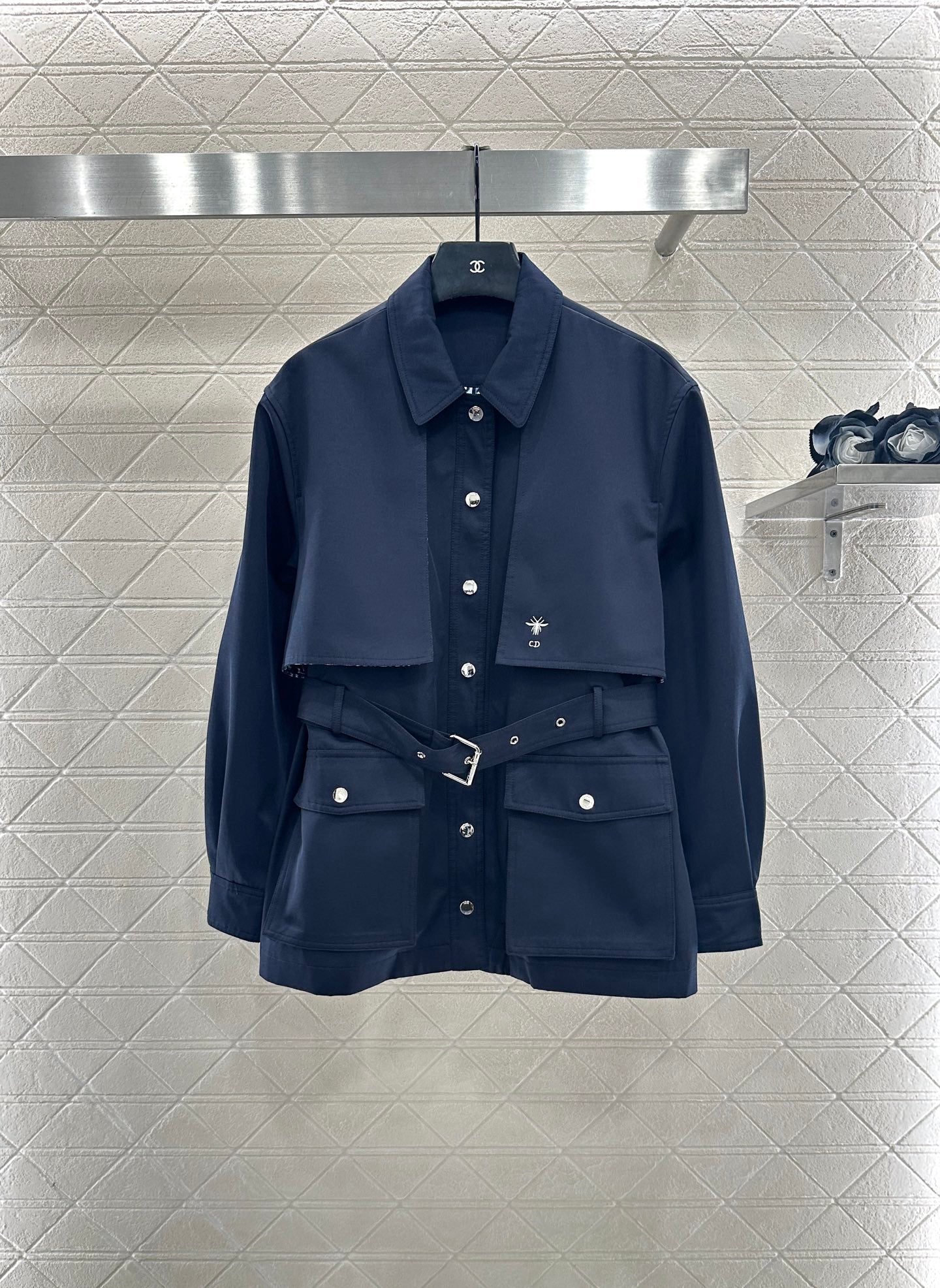 25fw Collar belt windbreaker