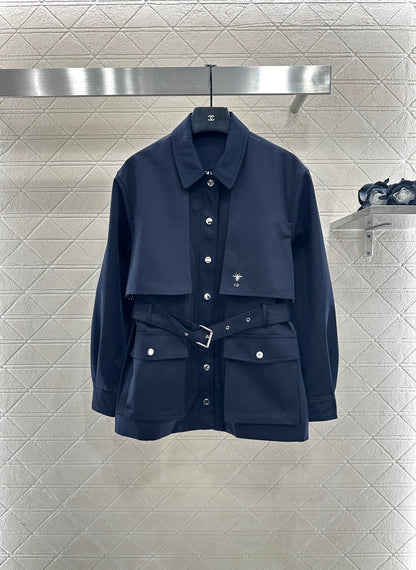 25fw Collar belt windbreaker