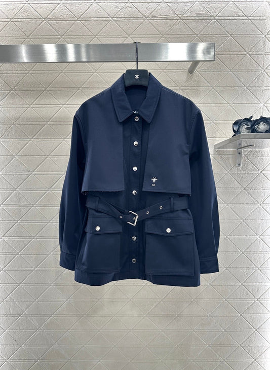 25fw Collar belt windbreaker