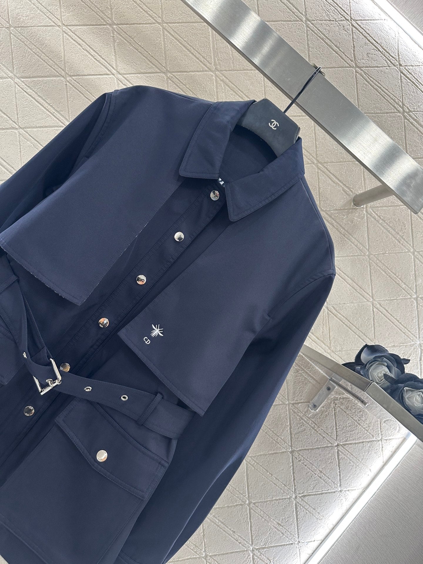 25fw Collar belt windbreaker