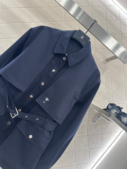 25fw Collar belt windbreaker