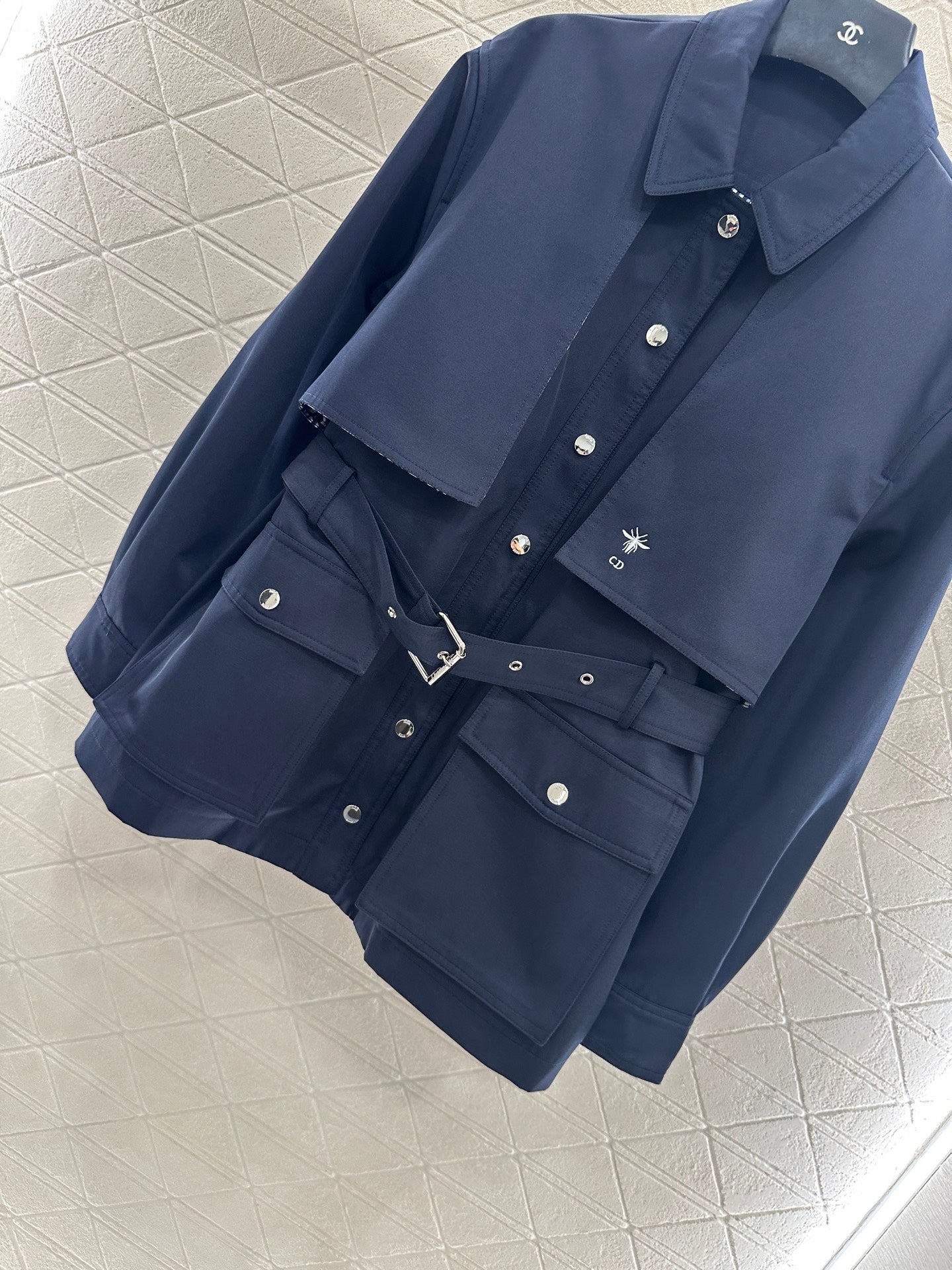 25fw Collar belt windbreaker