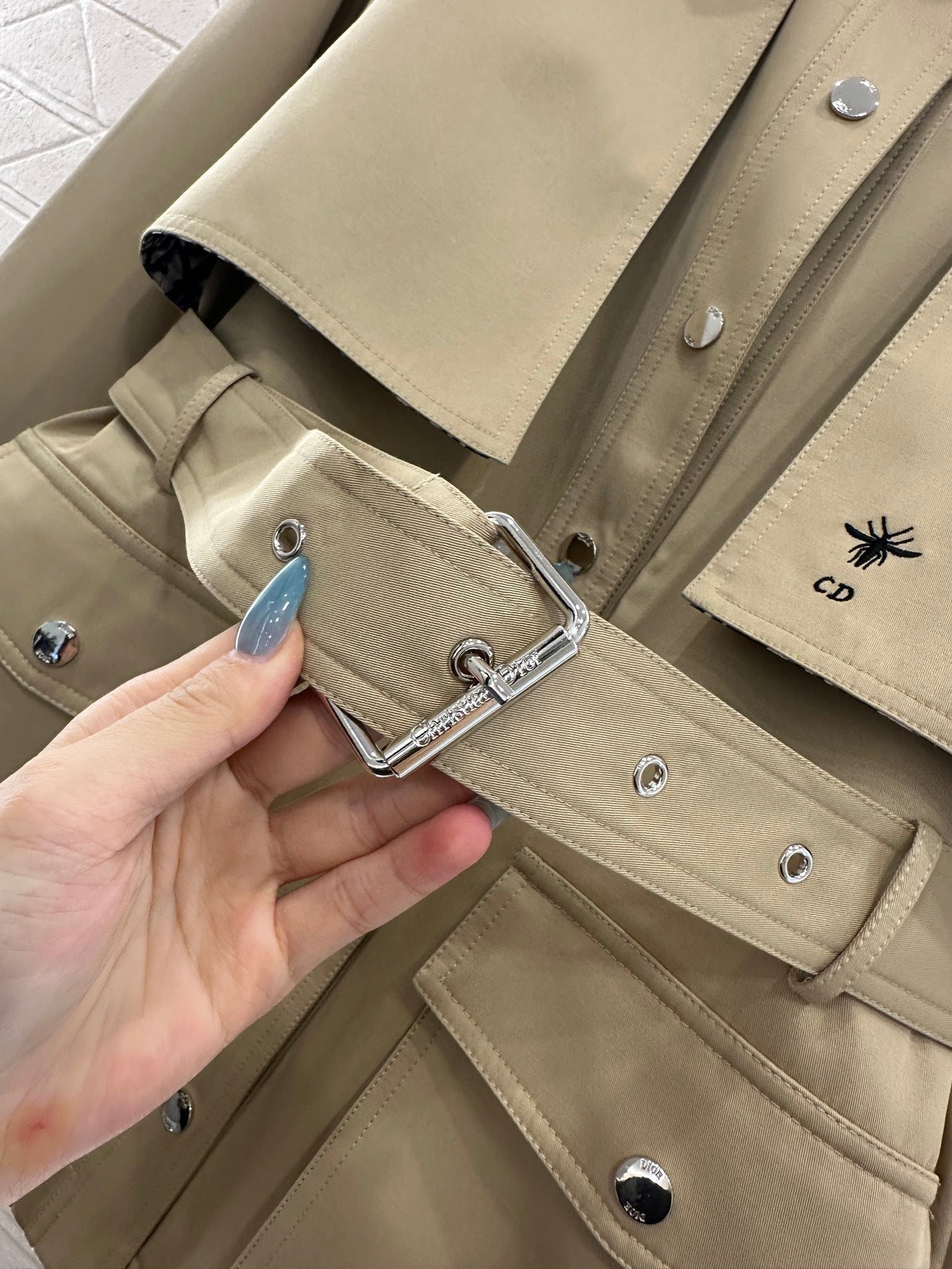 25fw Collar belt windbreaker