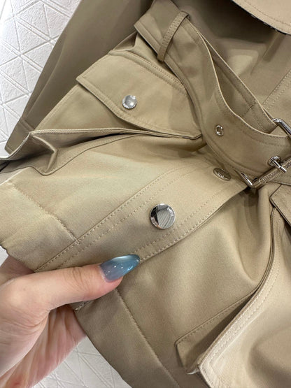 25fw Collar belt windbreaker