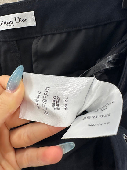 25fw Belt wide leg pants