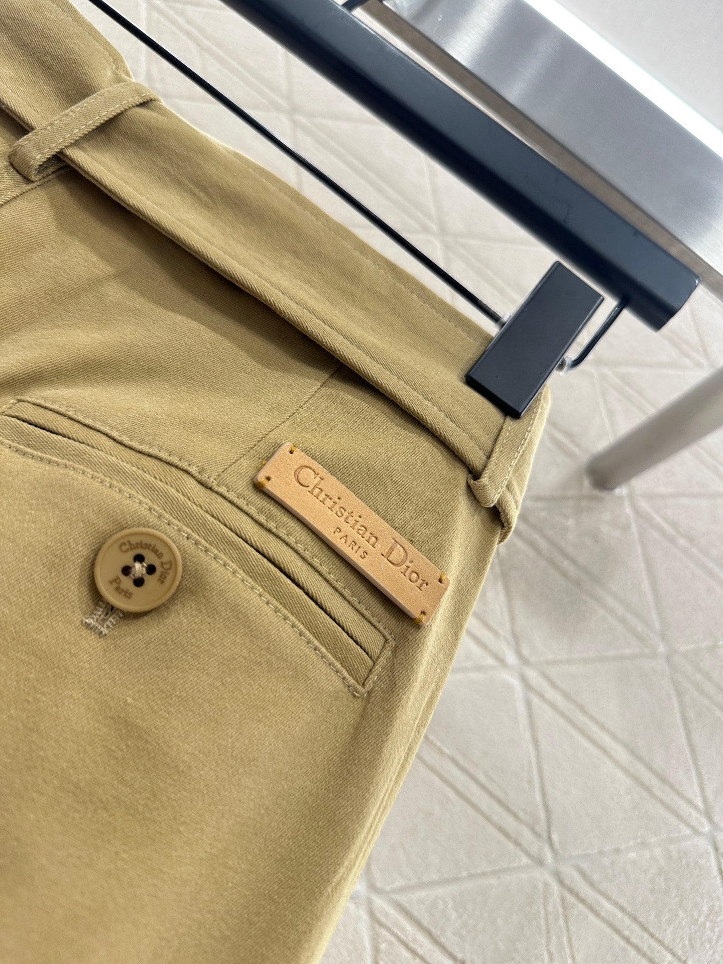 25fw Belt wide leg pants