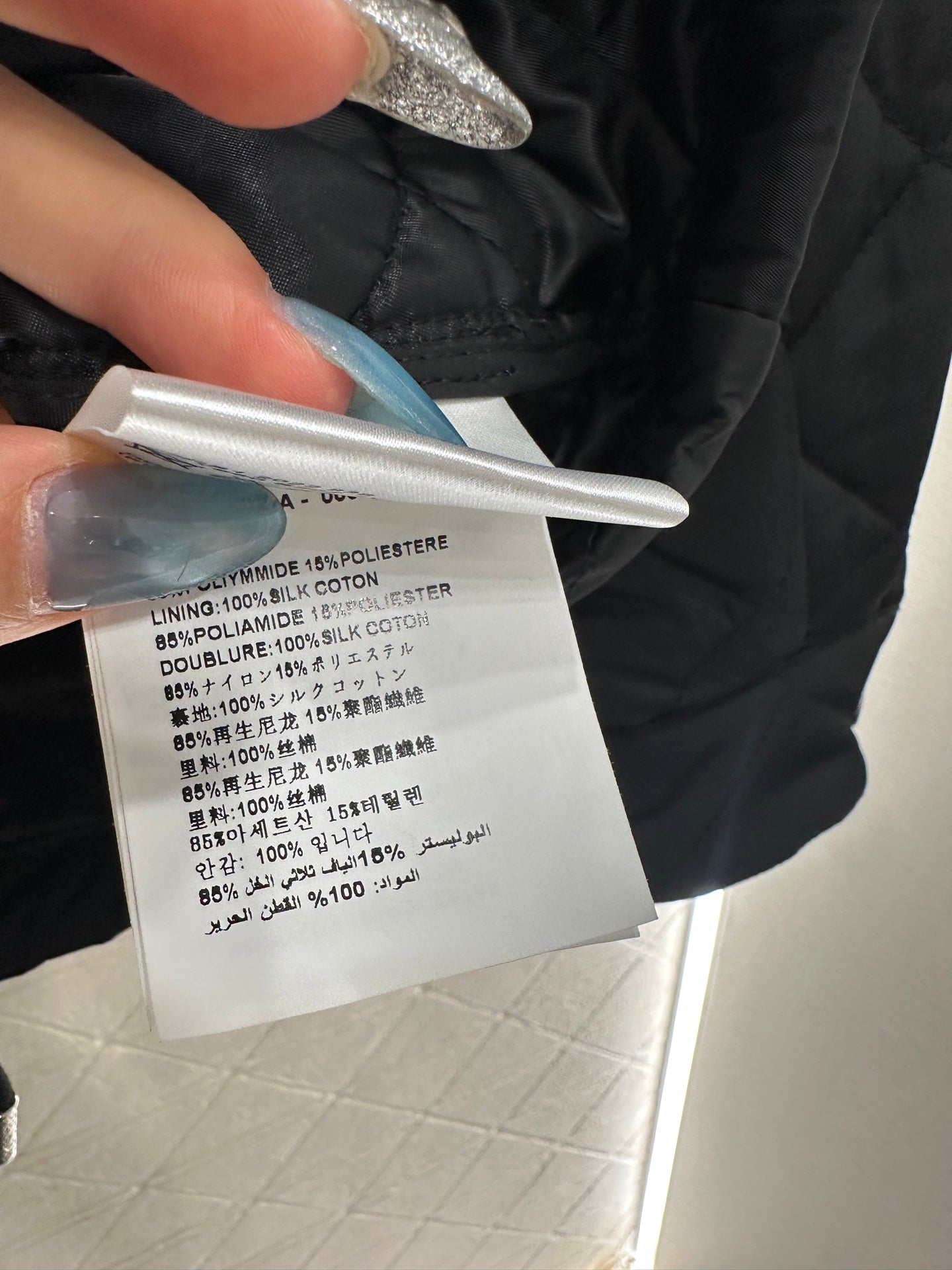 25fw Hooded drawstring waistband cotton jacket