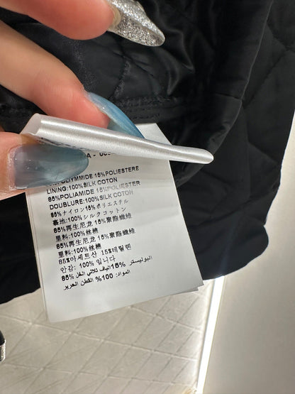 25fw Hooded drawstring waistband cotton jacket