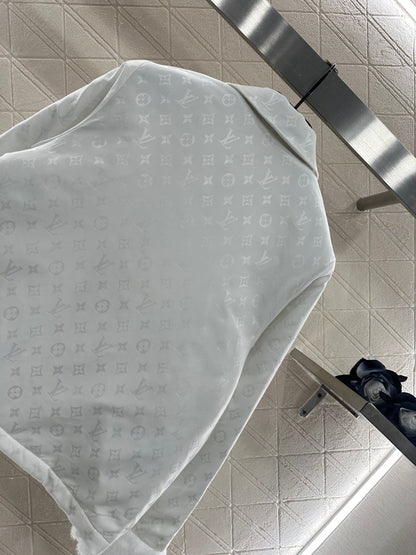 25fw Collar zipper fur patchwork cotton jacket