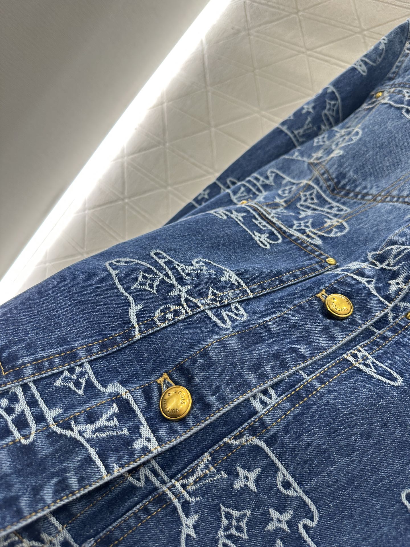 25fw Jacquard denim jacket