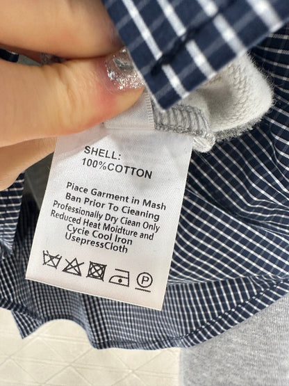 25fw Splicing plaid hoodie and pants set