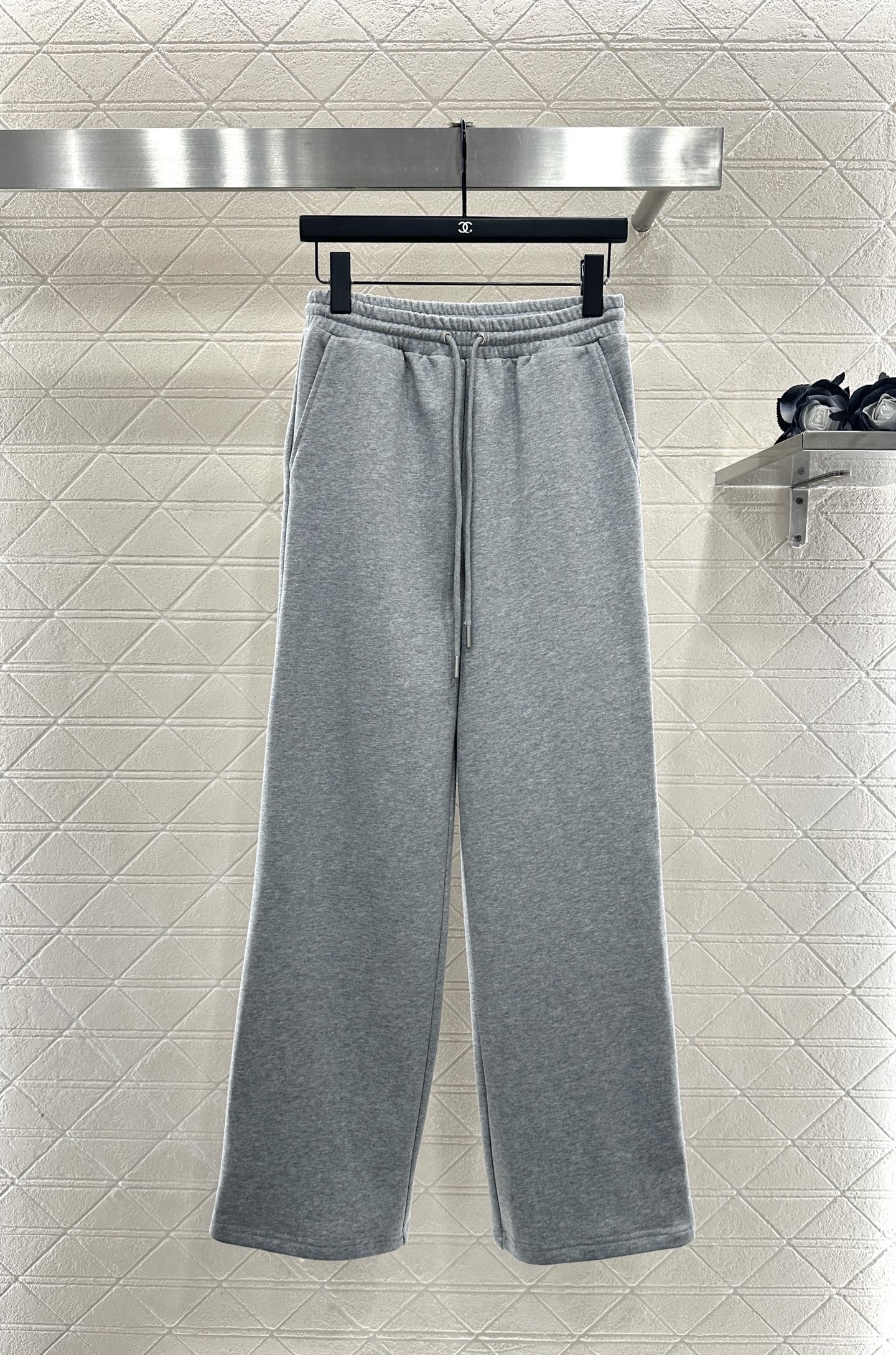 25fw Splicing plaid hoodie and pants set