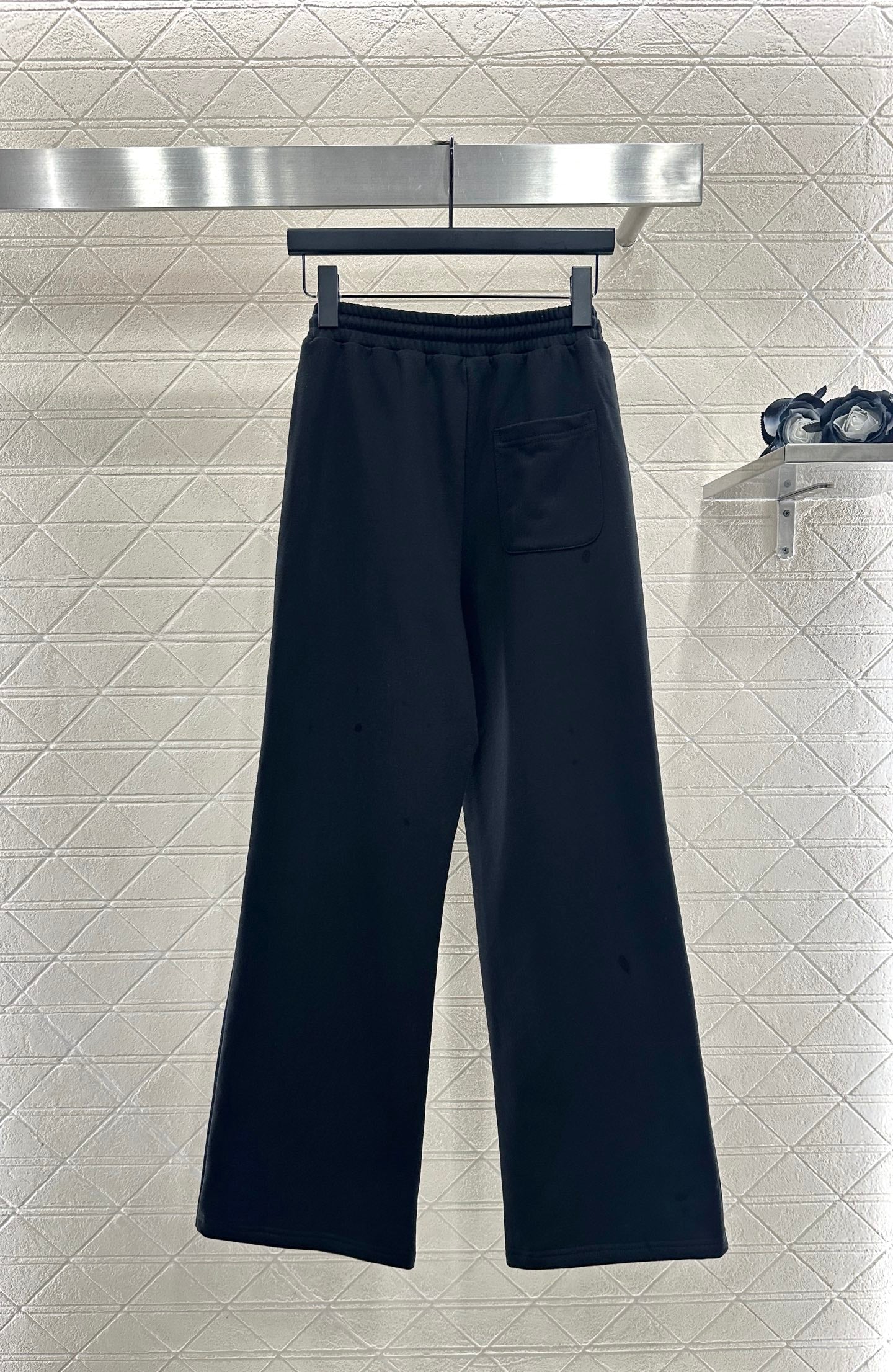 25fw Splicing plaid hoodie and pants set